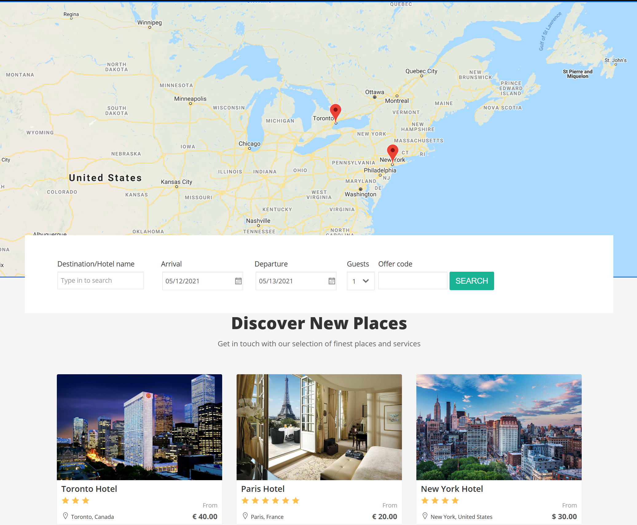 Home Map Search